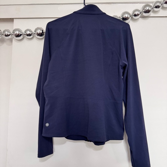 Athleta Salutation Jacket 2.0 Navy Blue Zip Up - Picture 8 of 9